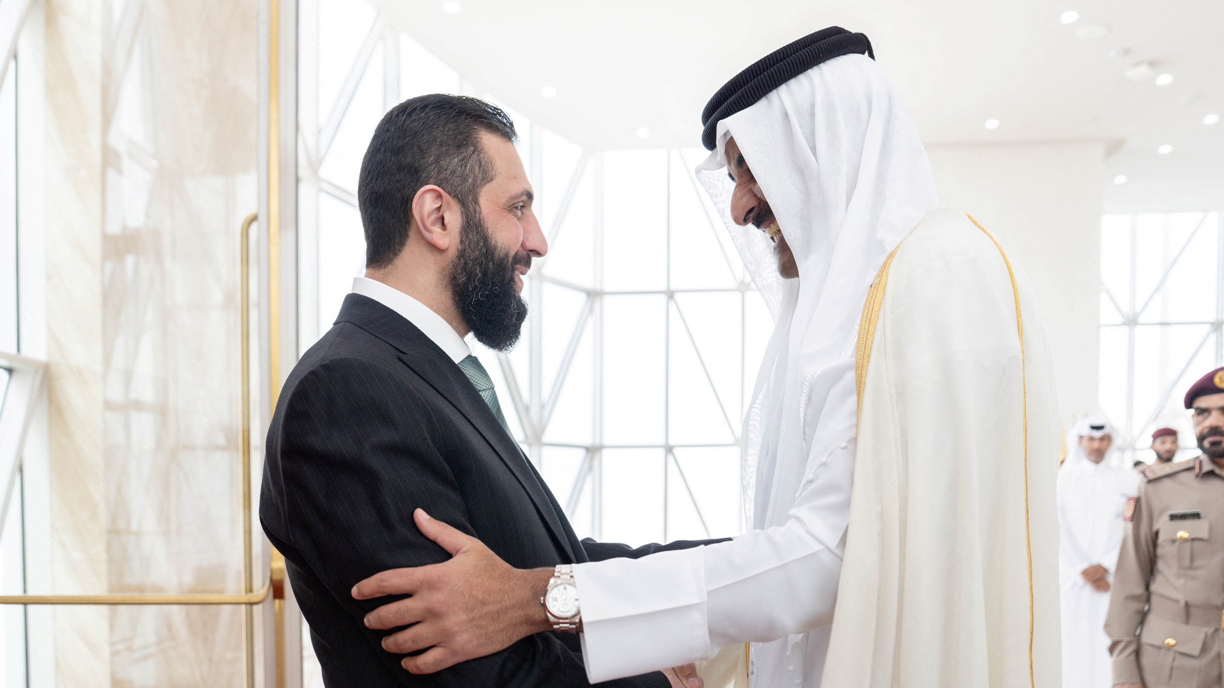 امیر قطر و جولانی - اطلس دیپلماسی