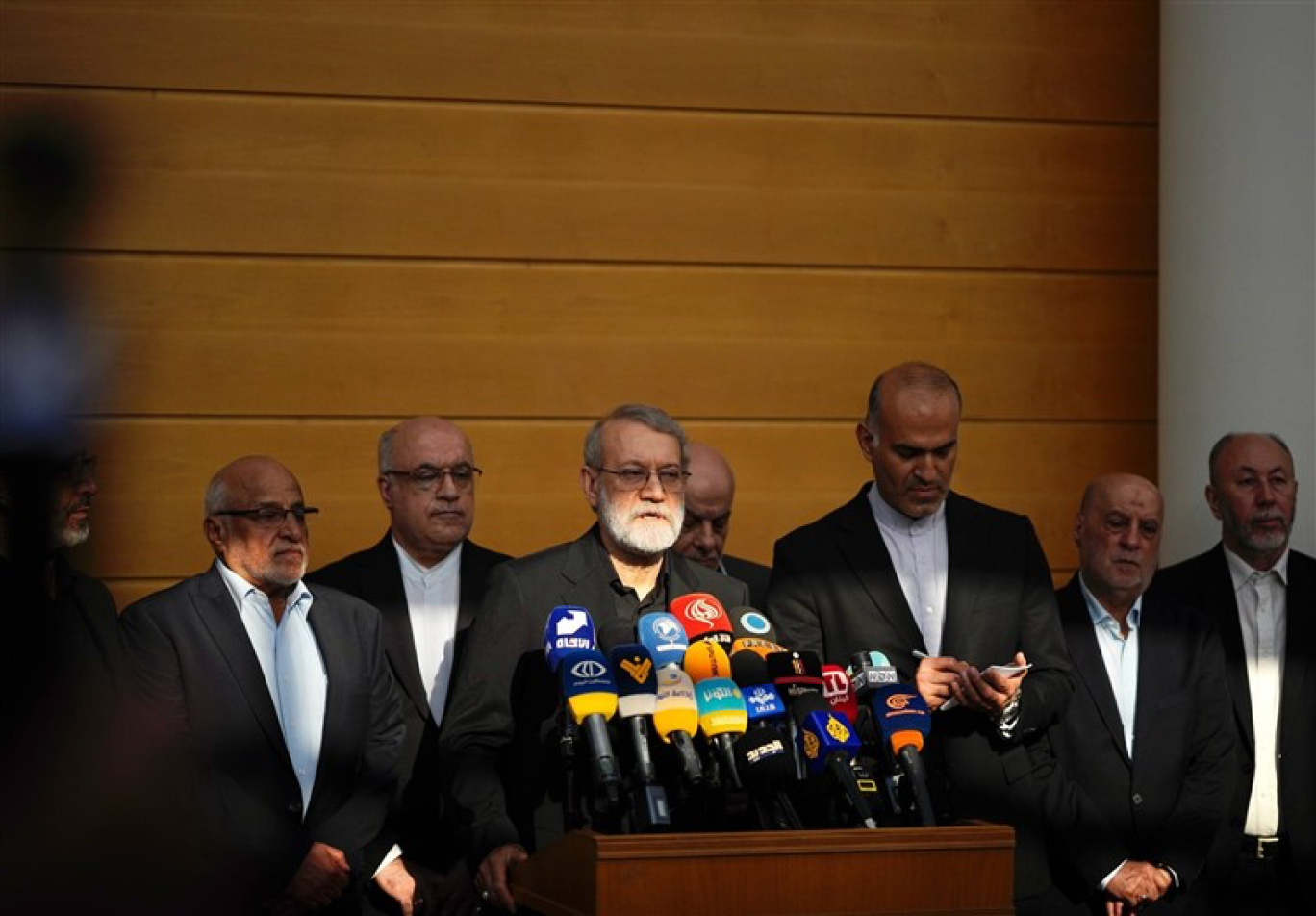 نشست خبری لاریجانی