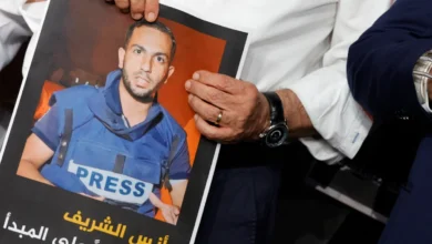انس جمال محمود الشریف روزنامه‌نگار و فیلمبردار فلسطینی برای شبکه الجزیره عربی بود که به خاطر گزارش‌هایش از خط مقدم شمال غزه در طول جنگ غزه به طور گسترده شناخته شده بود.