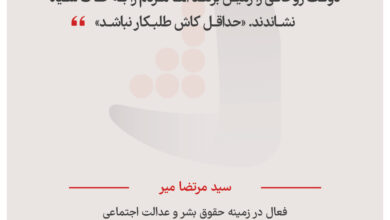 سید مرتضا میر - فعال در زمینه حقوق بشر و عدالت اجتماعی