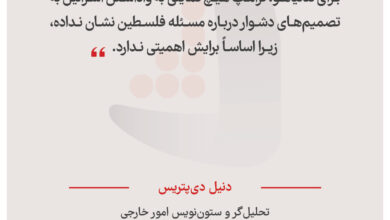 دنیل دی‌پتریس – تحلیل‌گر و ستون‌نویس امور خارجی