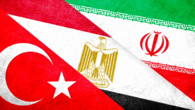 پرچم ایران - ترکیه - مصر _ اطلس دیپلماسی