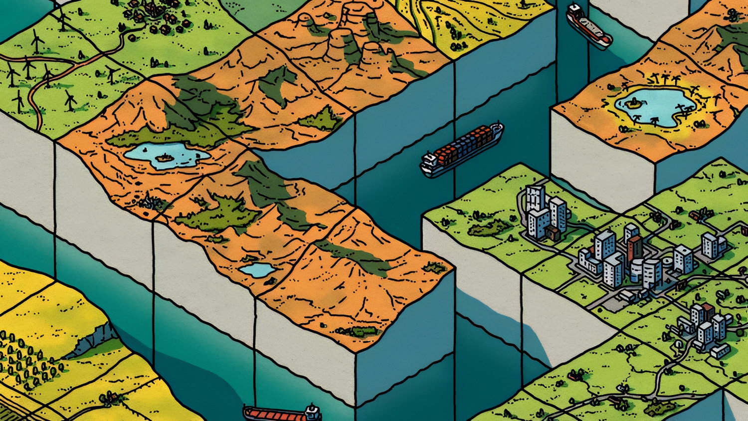 لایه های زمین _ اطلس دیپلماسی