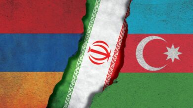 پرچم ایران - ارمنستان - آذربایجان _ اطلس دیپلماسی