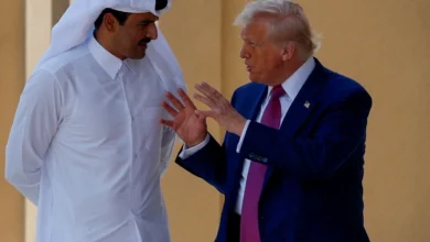 ترامپ و امیرقطر