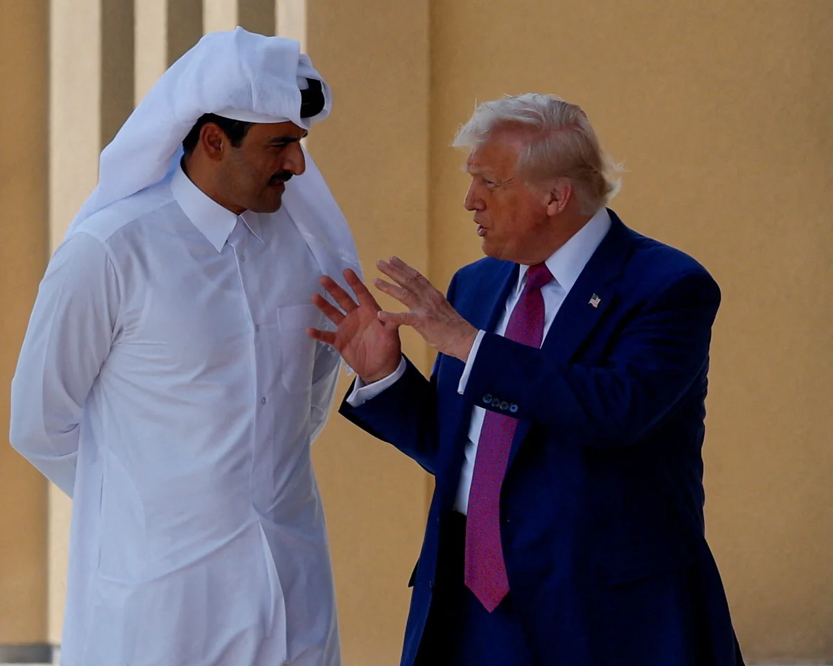 ترامپ و امیرقطر
