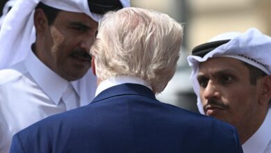 ترامپ و سران قطر