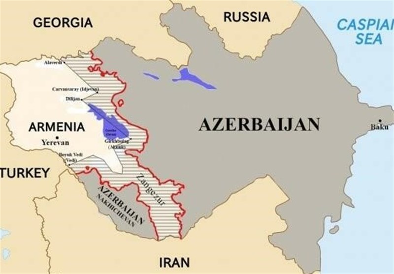 نقشه قفقاز جنوبی _ اطلس دیپلماسی