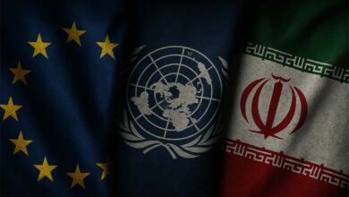 پرچم ایران-اتحادیه اروپا-سازمان ملل _ اطلس دیپلماسی