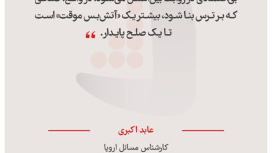 عابد اکبری - کارشناس مسائل اروپا