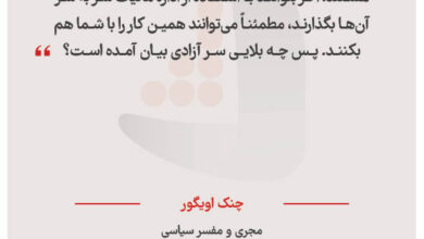 چنک اویگور - مجری و مفسر سیاسی