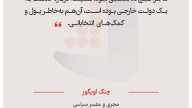 چنک اویگور - مجری و مفسر سیاسی
