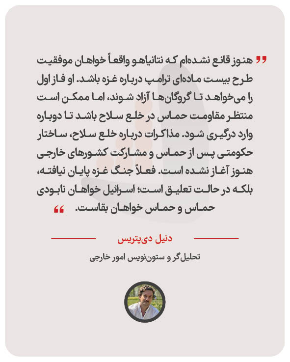 دنیل دی‌پتریس – تحلیل‌گر و ستون‌نویس امور خارجی