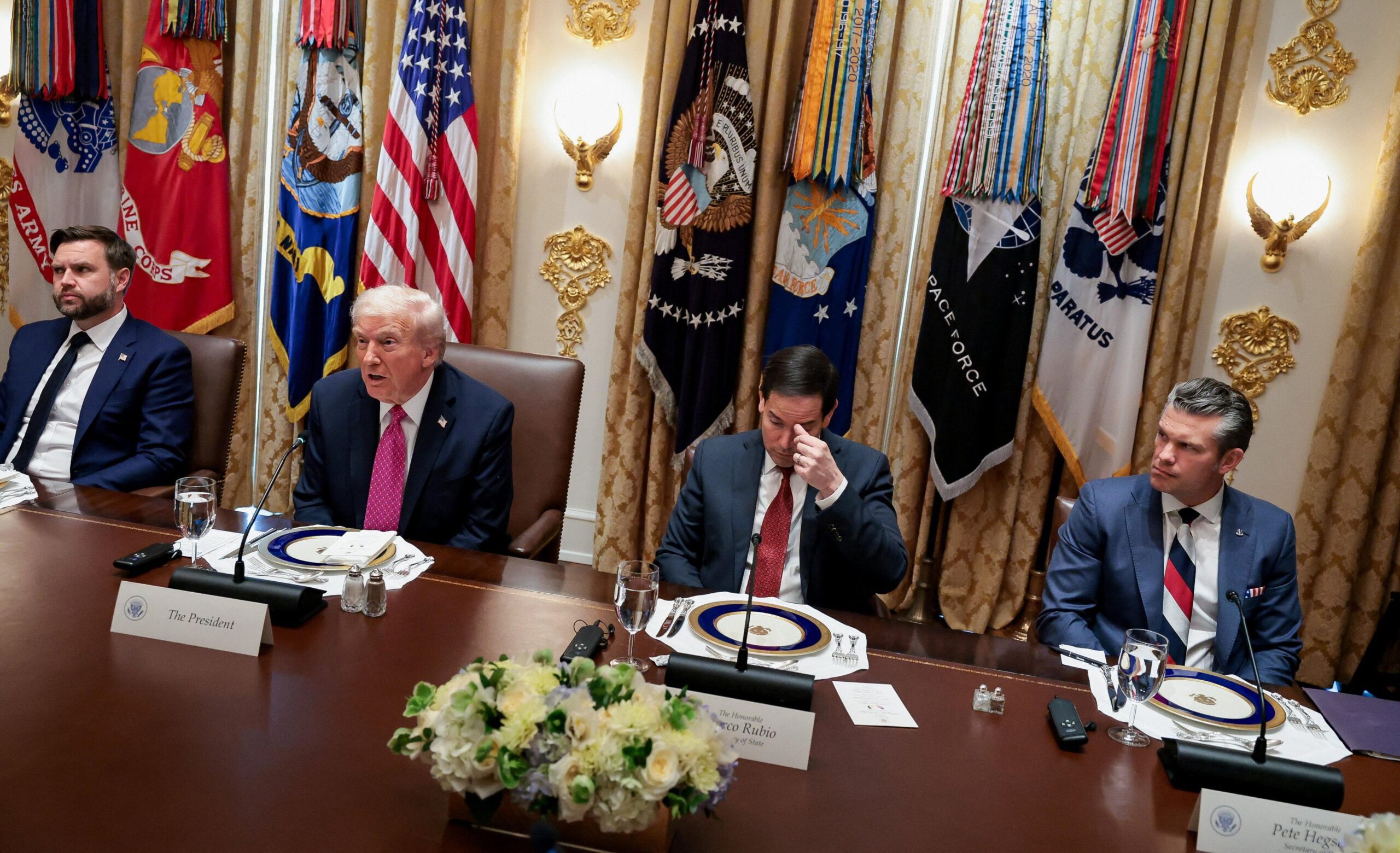 ترامپ و سران آمریکا _ اطلس دیپلماسی