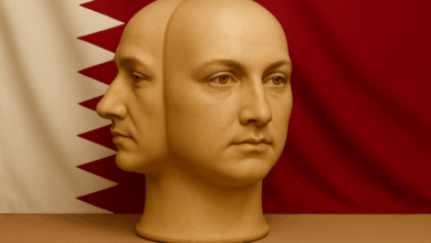 مرد دوچهره و پرچم قطر _ اطلس دیپلماسی