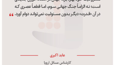 عابد اکبری _ کارشناس مسائل اروپا