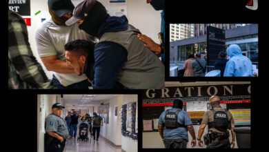 تصاویر بازداشت شدگان در آمریکا _ اطلس دیپلماسی