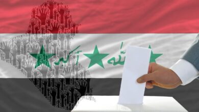 صندوق رای و پرچم عراق _ اطلس دیپلماسی
