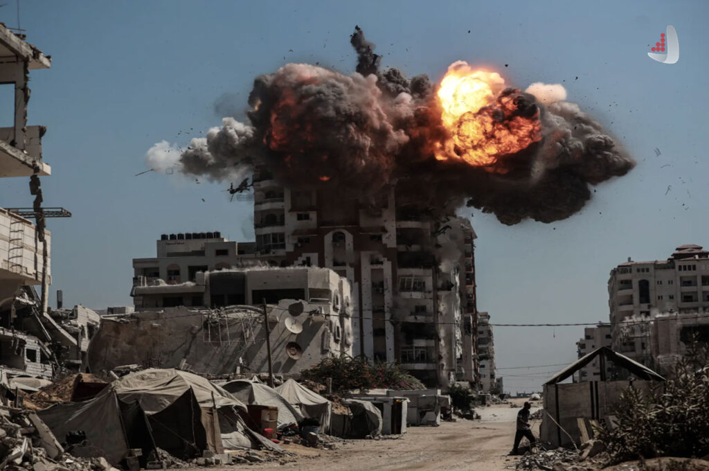 انفجار در خرابه های غزه _ اطلس دیپلماسی