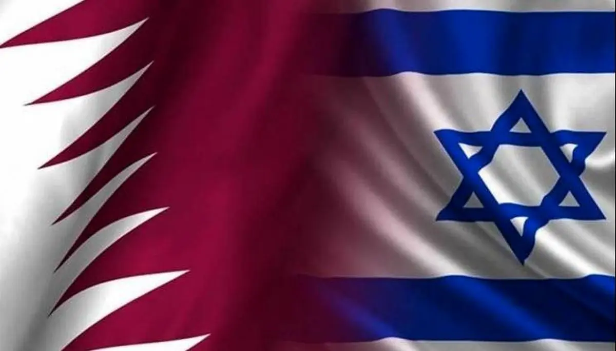تصویری از پرچم اسرائیل و قطر _ اطلس دیپلماسی