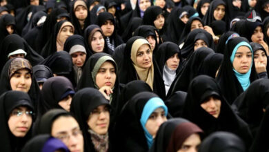 حضور زنان در یک مراسم