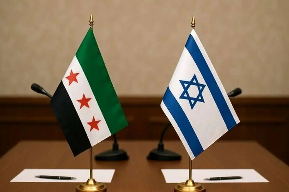 پرچم اسرائیل و سوریه