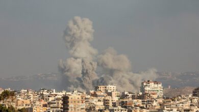 پرتاب مواد شیمیایی نامشخص توسط ارتش اسرائیل