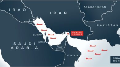 نقشه خلیج فارس