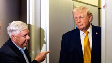دونالدترامپ و لیندسی گراهام