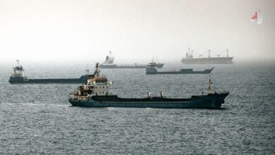 نفتکش‌ها و تجاری در حال عبور از مسیرهای ترانزیتی در تنگه هرمز و خلیج فارس