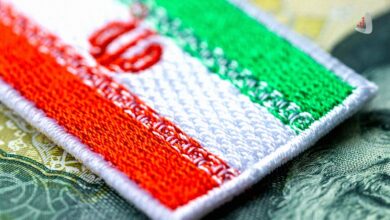 نشان پرچم ایران روی اسکناس