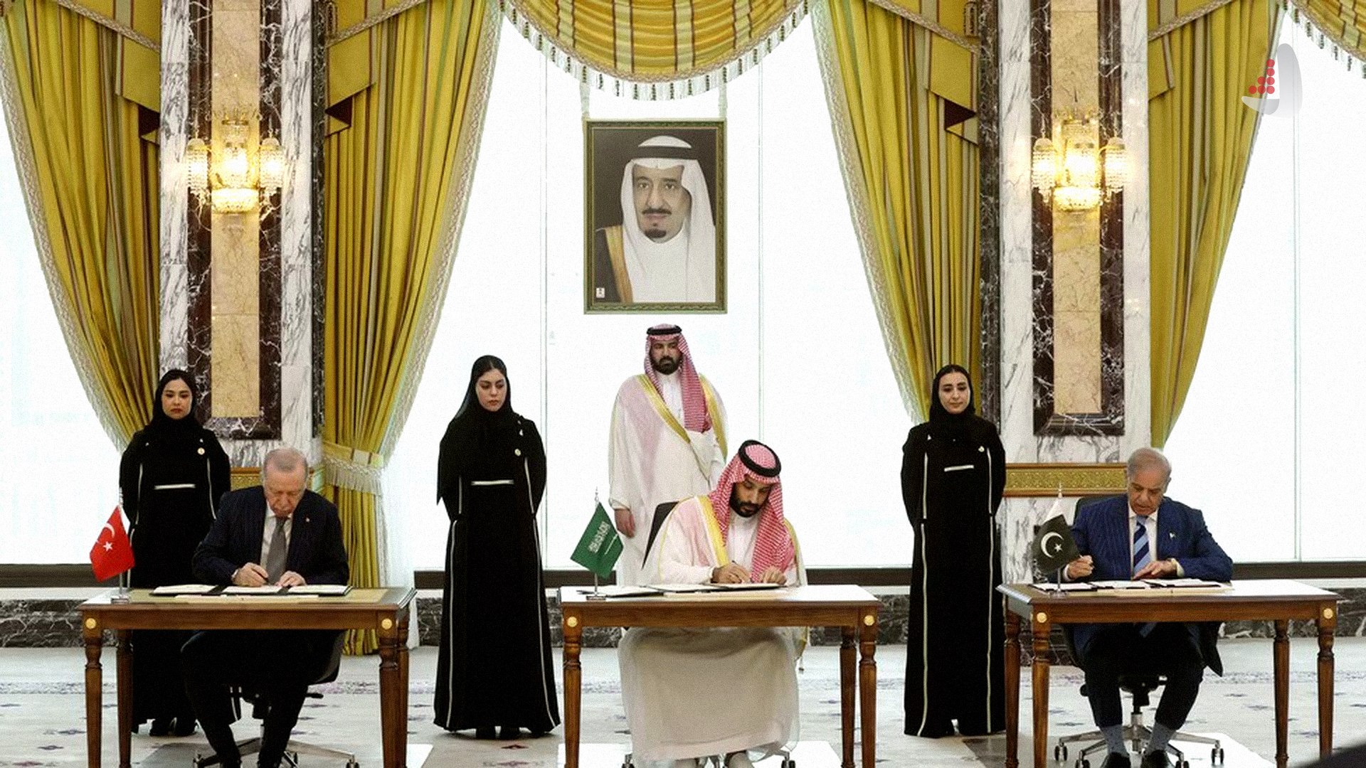 اردوغان، بن سلمان و شهباز شریف
