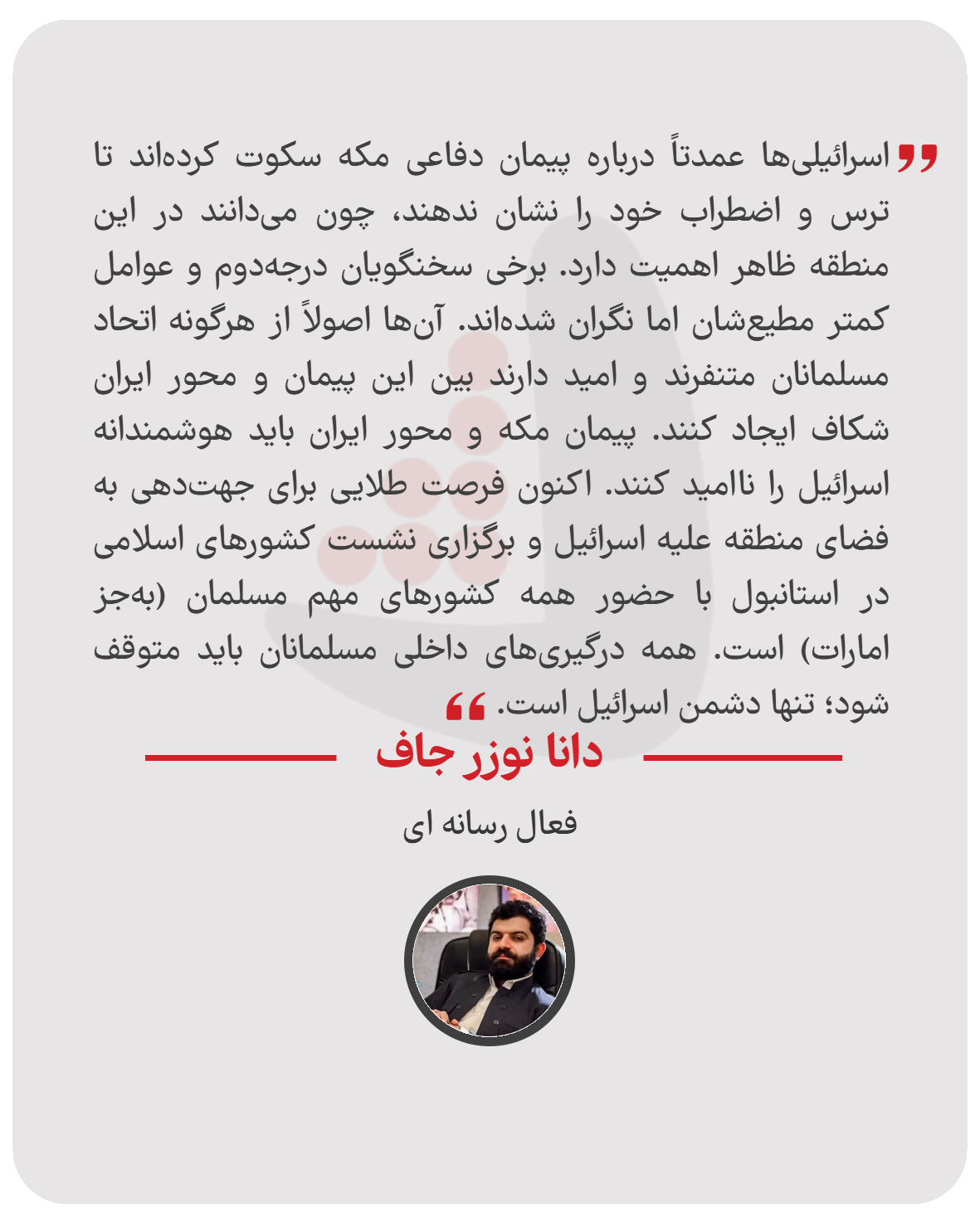 دانا نوزر جاف - فعال رسانه‌ ای