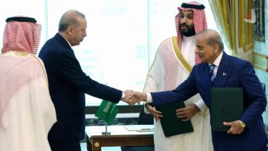 اردوغان و بن سلمان و شهباز شریف