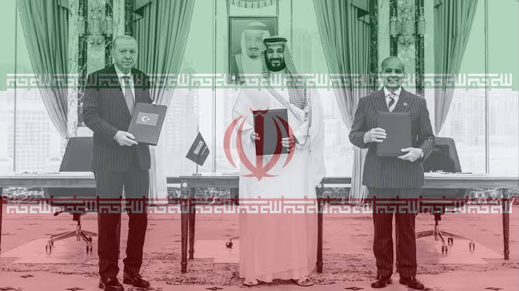 اردوغان و بن سلمان و شهباز شریف