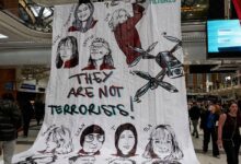 بنر They Are Not Terrorists