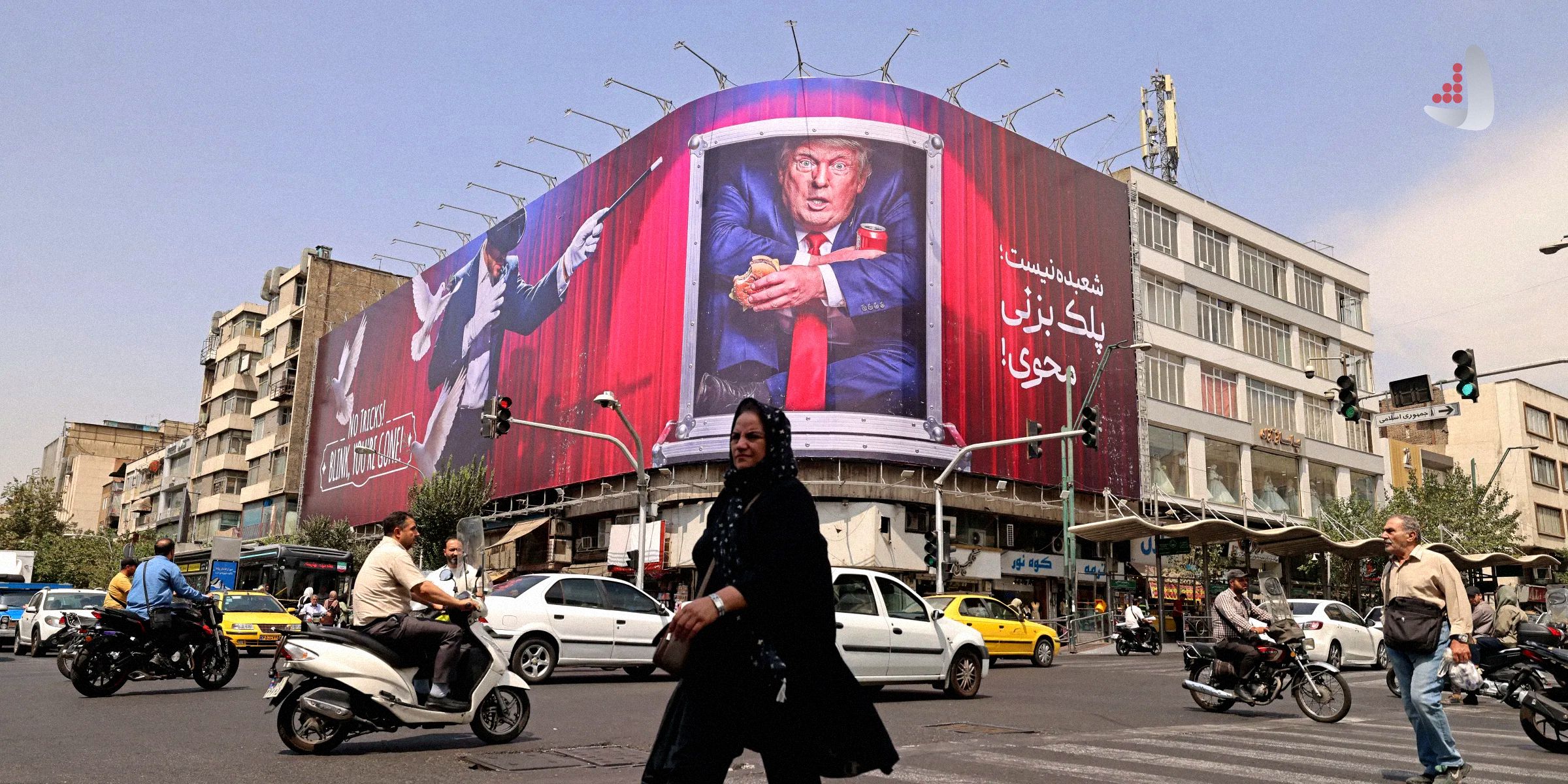 دیوارنگاره ضدامریکایی در تهران _ اطلس دیپلماسی