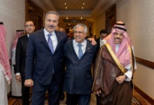 وزیران خارجه ترکیه، پاکستان و عربستان سعودی در جریان یک دیدار رسمی